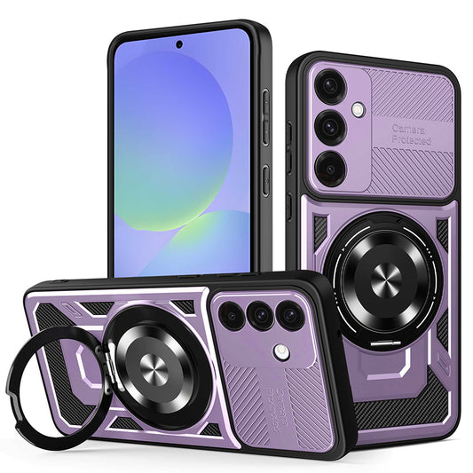 Калъф за Samsung Galaxy A56 A566 / A36 A366, Techsuit, RuggedCam, Лилав