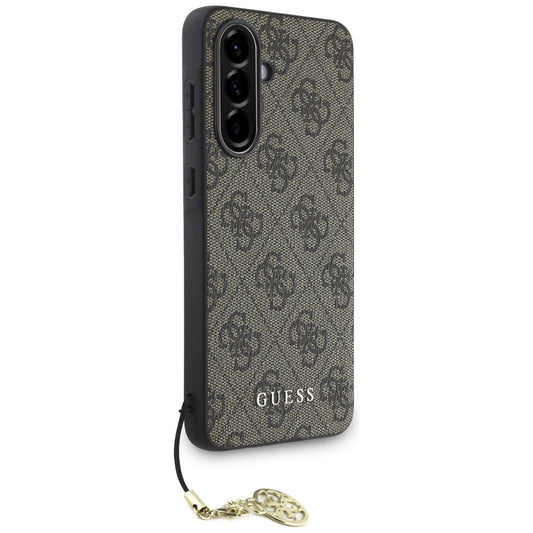 Калъф за Samsung Galaxy A56 A566, Guess, 4G Charm, Кафяв