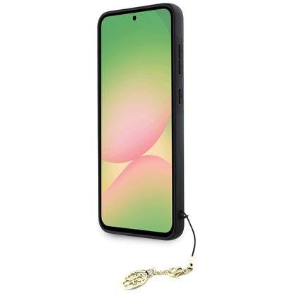 Калъф за Samsung Galaxy A56 A566, Guess, 4G Charm, Черен