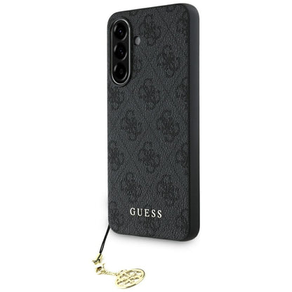 Калъф за Samsung Galaxy A56 A566, Guess, 4G Charm, Черен