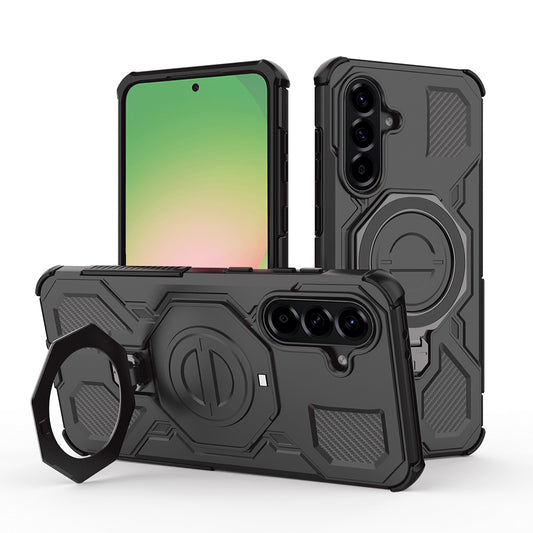 Калъф за Samsung Galaxy A56 A566, Techsuit, Carbon Shield Pro, Черен