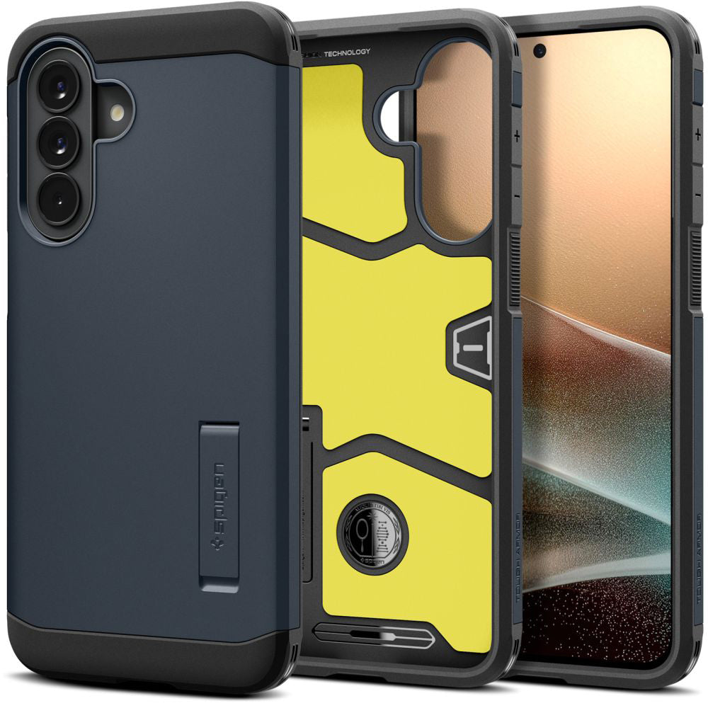 Калъф за Samsung Galaxy A57 5G, Spigen, Tough Armor, Син ACS11126