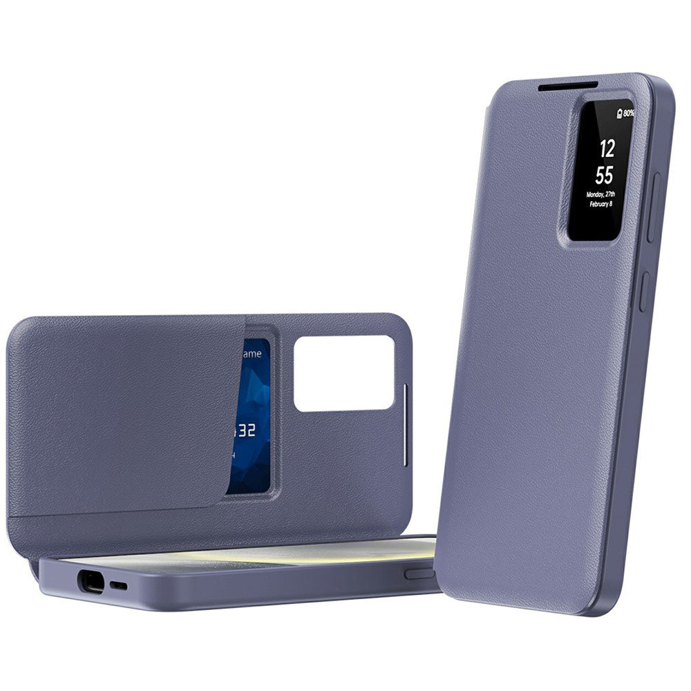 Калъф за Samsung Galaxy A57 5G, Techsuit, SmartView, Лилав