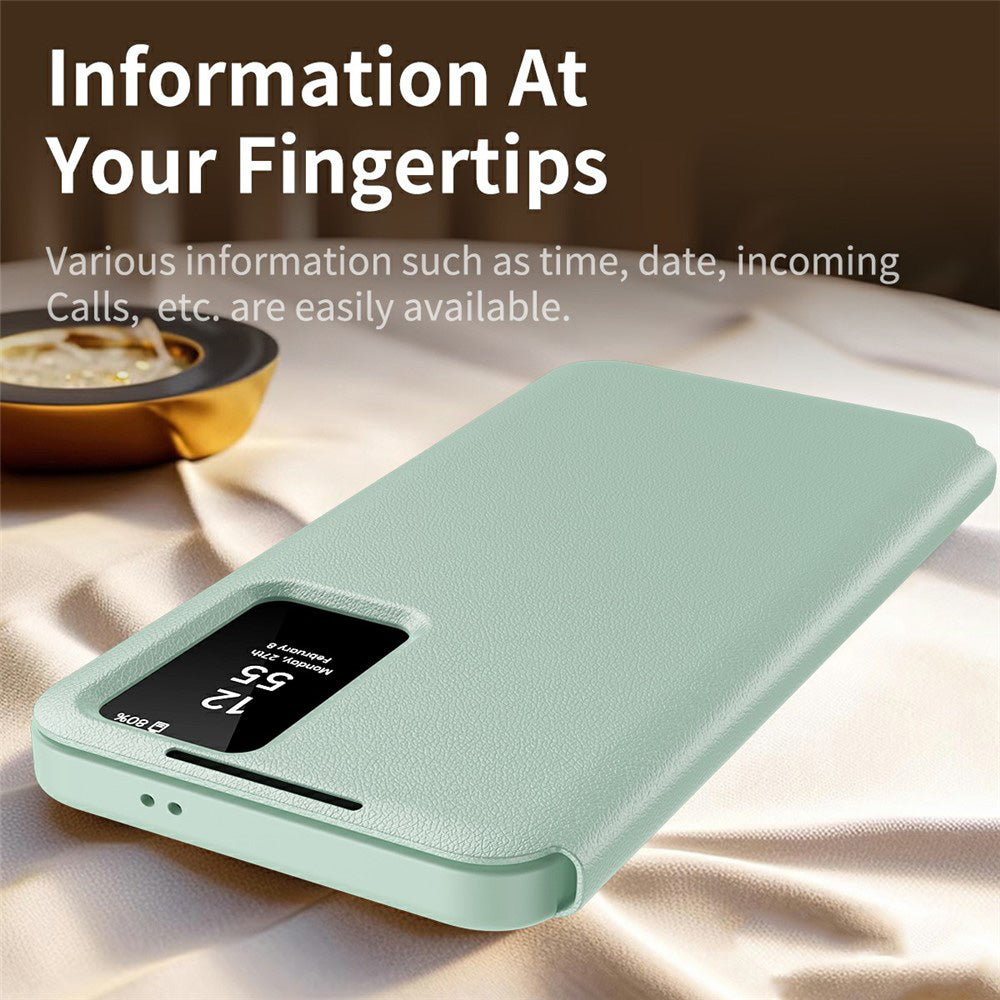 Case for Samsung Galaxy A57 5G, Techsuit, SmartView, Green