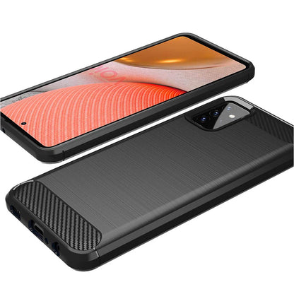 Калъф за Samsung Galaxy A72 A725 / A72 5G A726, Techsuit, Карбон, Черен