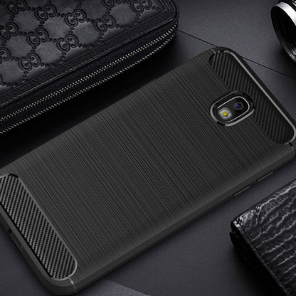 Калъф за Samsung Galaxy J7 (2017) J730, Techsuit, Карбон, Черен