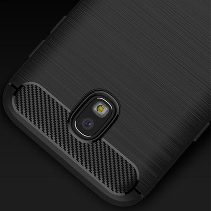Калъф за Samsung Galaxy J7 (2017) J730, Techsuit, Карбон, Черен