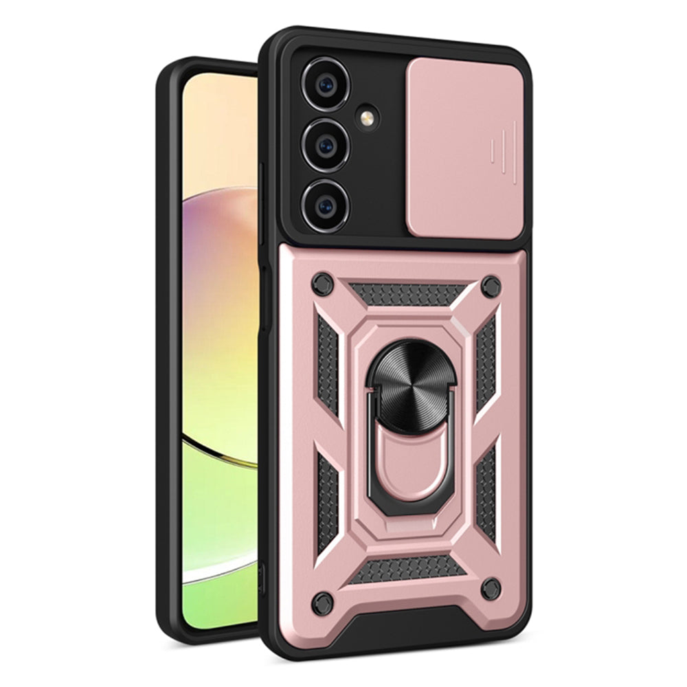 Калъф за Samsung Galaxy M15, Techsuit, CamShield, Розов