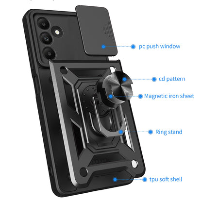 Калъф за Samsung Galaxy M15, Techsuit, CamShield, Розов