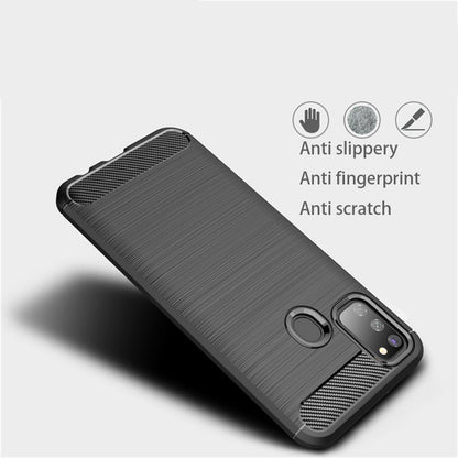 Калъф за Samsung Galaxy M21 M215 / M30s M307, Techsuit, Карбон, Черен
