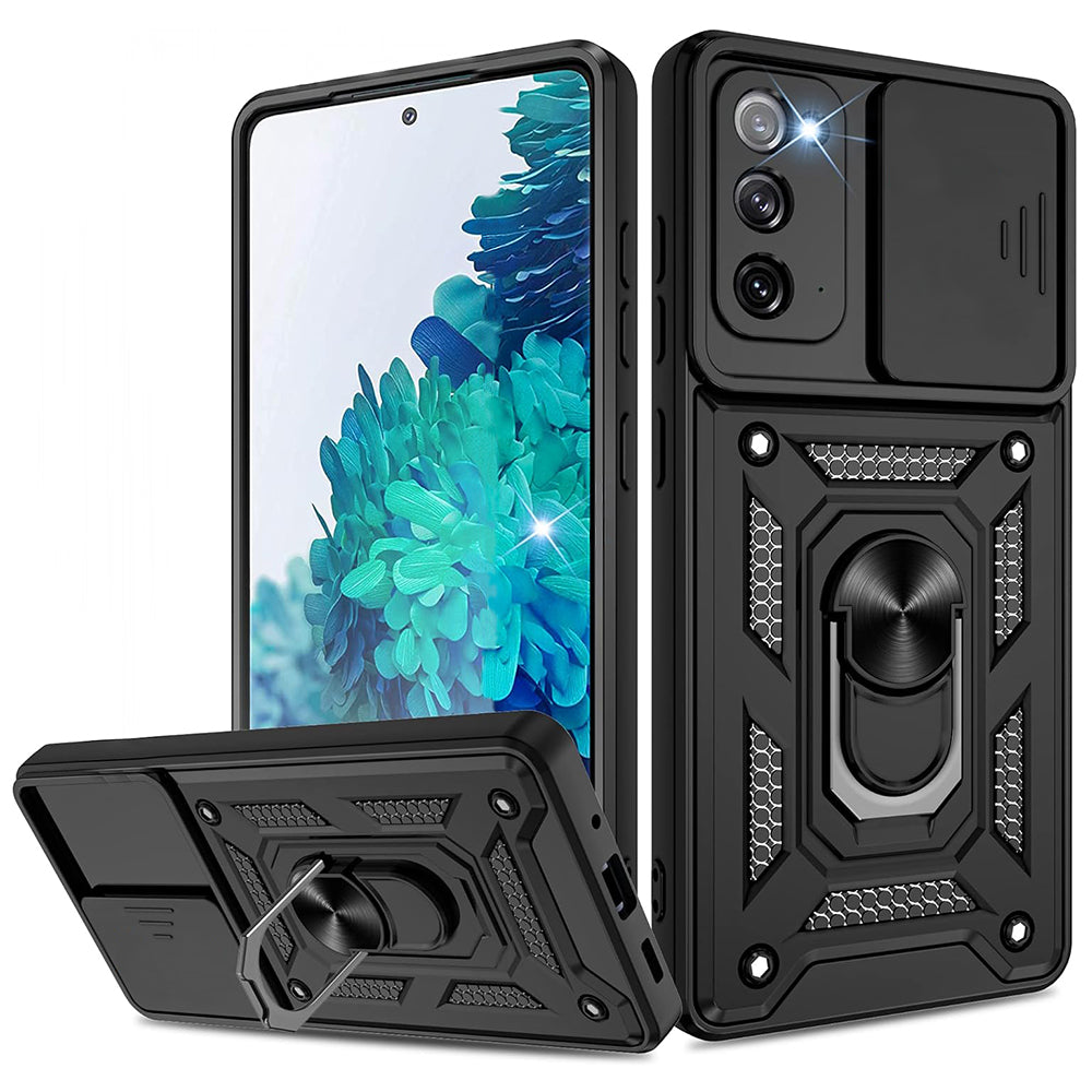 Калъф за Samsung Galaxy Note 20 5G N981 / Note 20 N980, Techsuit, CamShield, Черен