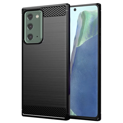 Калъф за Samsung Galaxy Note 20 5G N981 / Note 20 N980, Techsuit, Карбон, Черен
