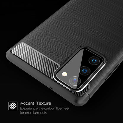 Калъф за Samsung Galaxy Note 20 5G N981 / Note 20 N980, Techsuit, Карбон, Черен