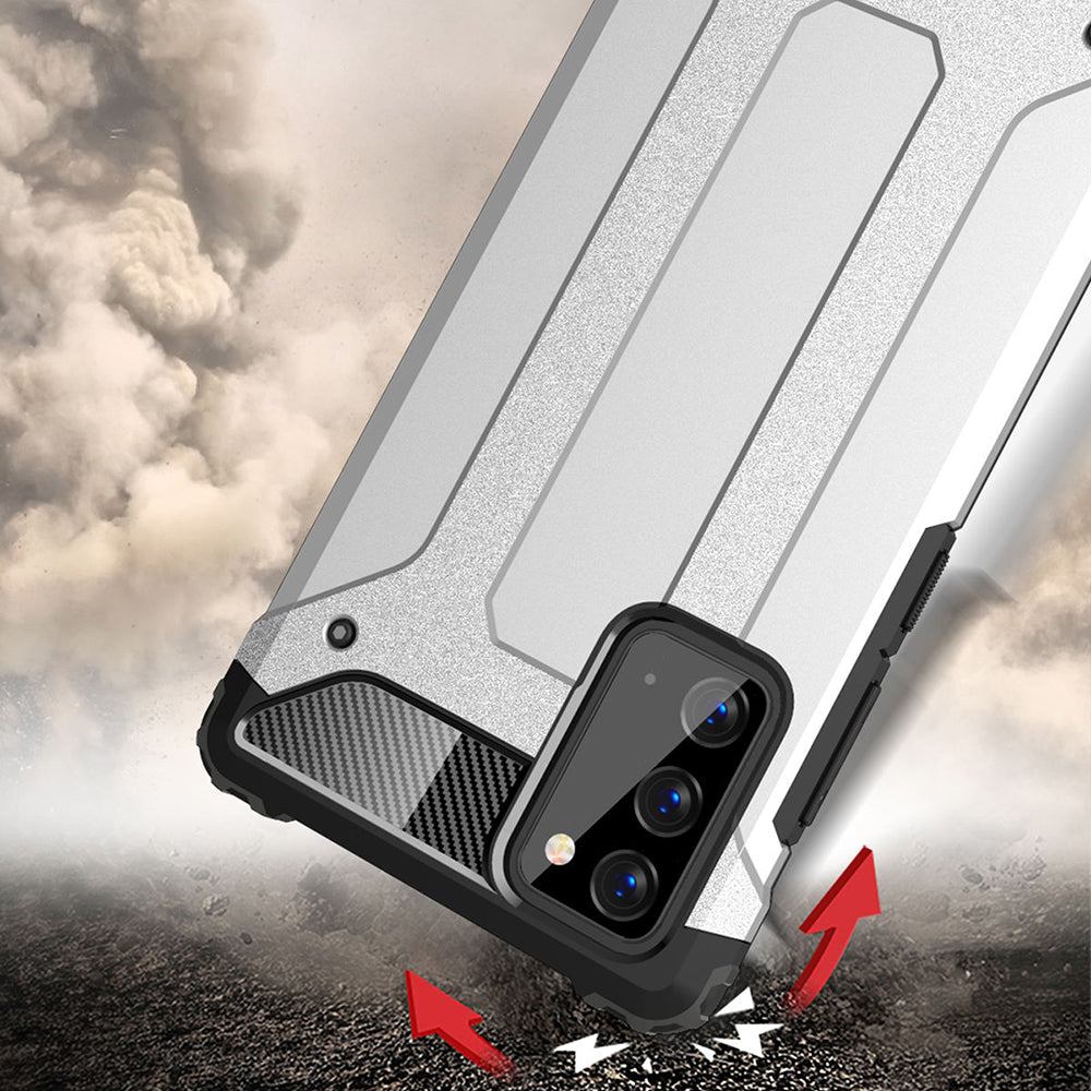 Калъф за Samsung Galaxy Note 20 5G N981 / Note 20 N980, Techsuit, Hybrid Armor, Черен