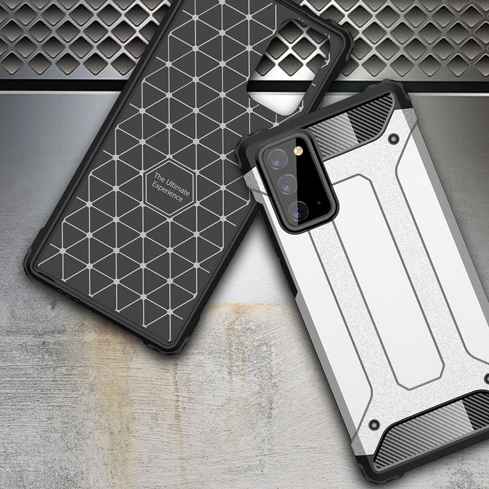 Калъф за Samsung Galaxy Note 20 5G N981 / Note 20 N980, Techsuit, Hybrid Armor, Черен