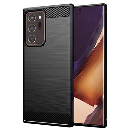 Калъф за Samsung Galaxy Note 20 Ultra 5G N986 / Note 20 Ultra N985, Techsuit, Карбон, Черен
