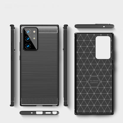 Калъф за Samsung Galaxy Note 20 Ultra 5G N986 / Note 20 Ultra N985, Techsuit, Карбон, Черен