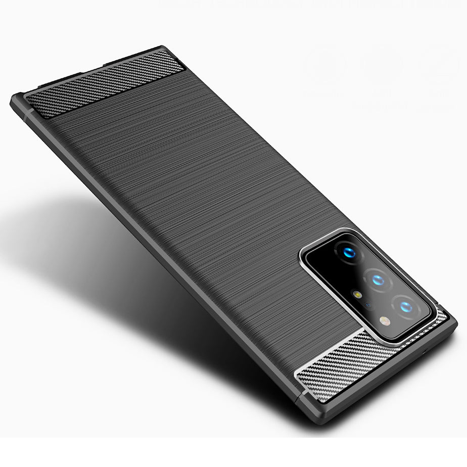Калъф за Samsung Galaxy Note 20 Ultra 5G N986 / Note 20 Ultra N985, Techsuit, Карбон, Черен