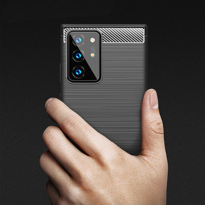 Калъф за Samsung Galaxy Note 20 Ultra 5G N986 / Note 20 Ultra N985, Techsuit, Карбон, Черен