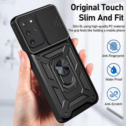 Калъф за Samsung Galaxy S20+ 5G G986 / S20+ G985, Techsuit, CamShield, Черен