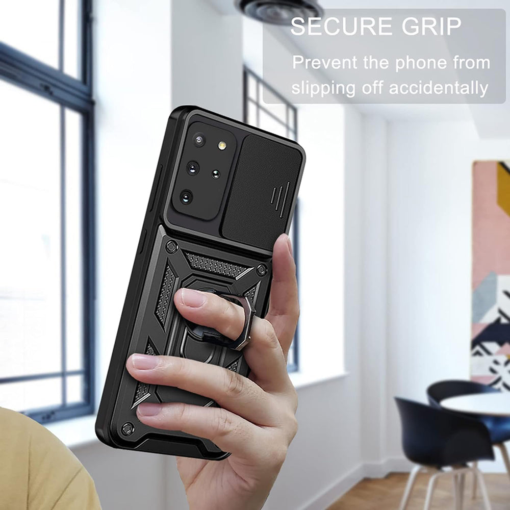 Калъф за Samsung Galaxy S20+ 5G G986 / S20+ G985, Techsuit, CamShield, Черен
