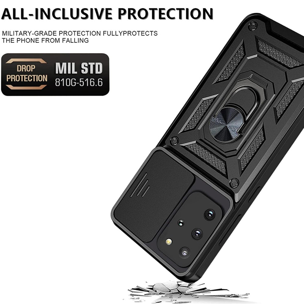 Калъф за Samsung Galaxy S20+ 5G G986 / S20+ G985, Techsuit, CamShield, Черен