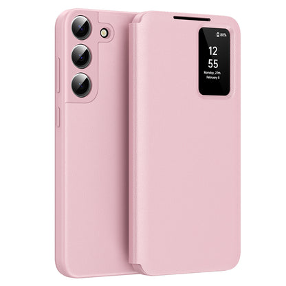 Case for Samsung Galaxy S22 5G S901, Techsuit, SmartView, Pink