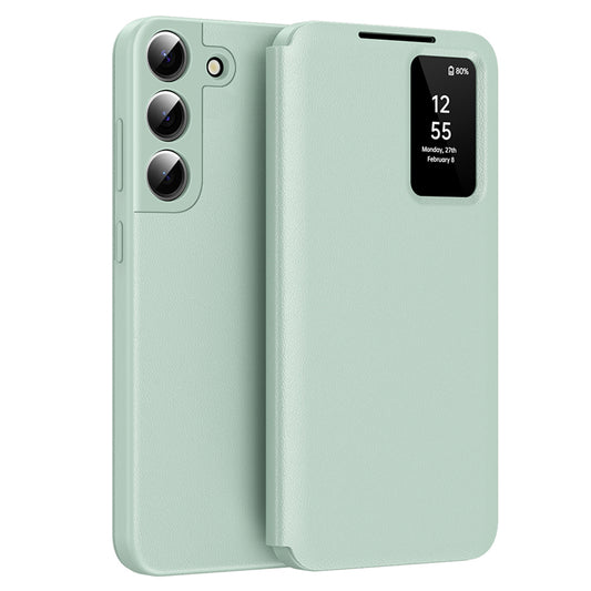 Калъф за Samsung Galaxy S22 5G S901, Techsuit, SmartView, Зелен