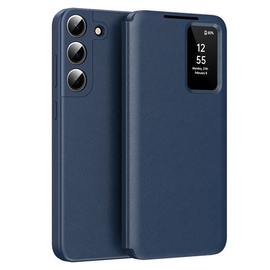 Калъф за Samsung Galaxy S22+ 5G S906, Techsuit, SmartView, Син