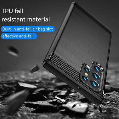 Case for Samsung Galaxy S22 Ultra 5G S908, Techsuit, Carbon, Black