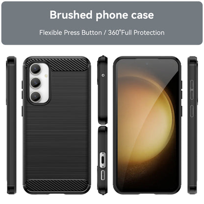 Калъф за Samsung Galaxy S23 FE S711, Techsuit, Карбон, Черен