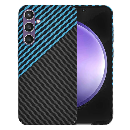 Калъф за Samsung Galaxy S23 FE S711, Techsuit, Carbonite FiberShell, Черно Синьо