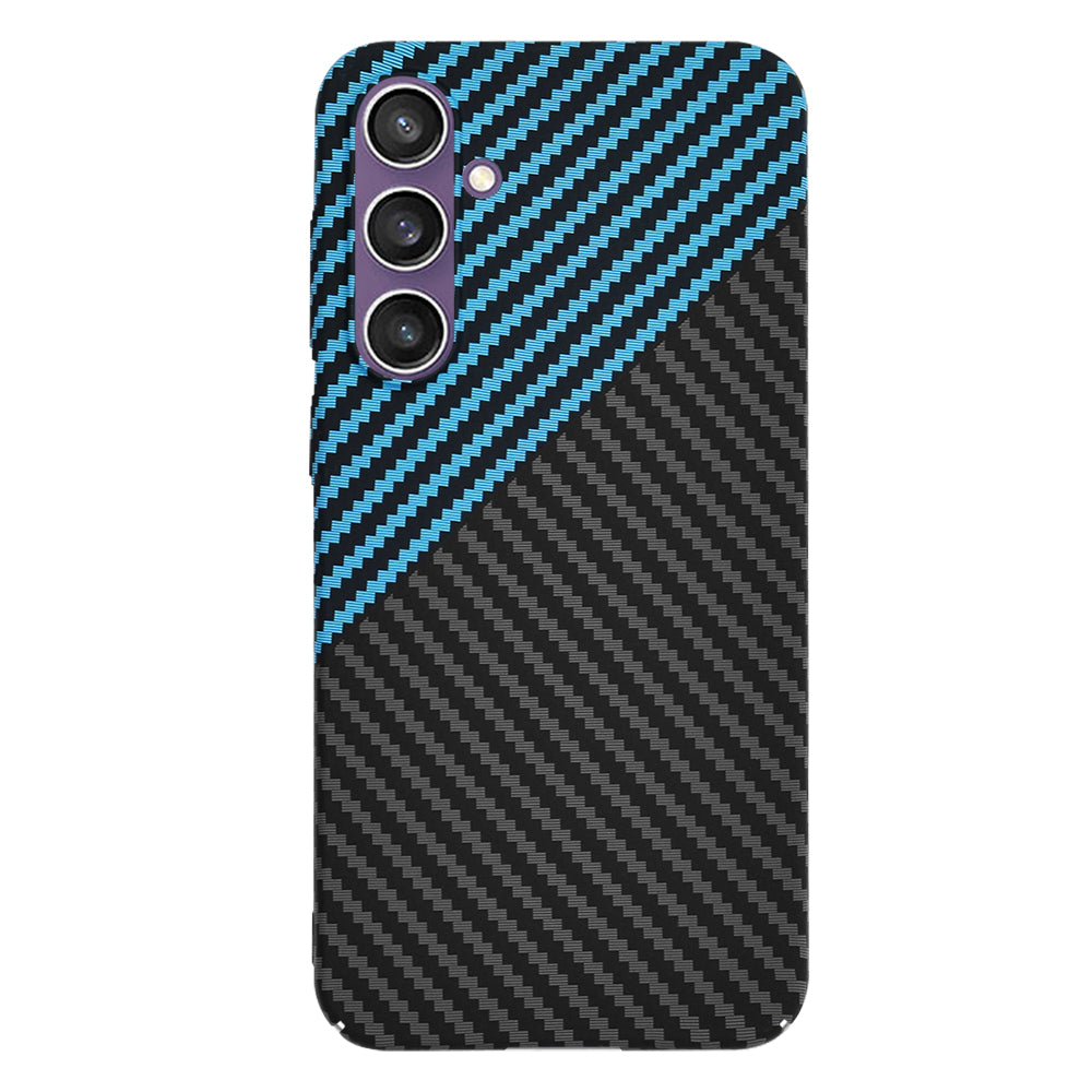 Калъф за Samsung Galaxy S23 FE S711, Techsuit, Carbonite FiberShell, Черно Синьо
