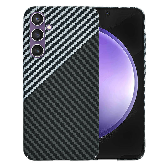 Калъф за Samsung Galaxy S23 FE S711, Techsuit, Carbonite FiberShell, Черно Сиво