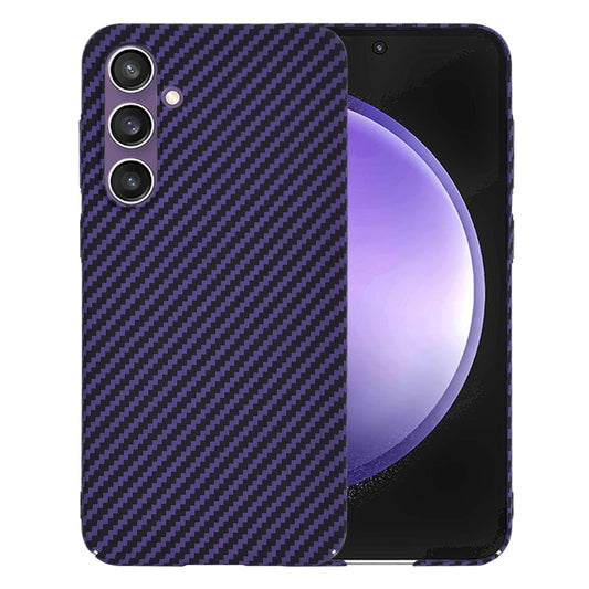 Калъф за Samsung Galaxy S23 FE S711, Techsuit, Carbonite FiberShell, Лилав