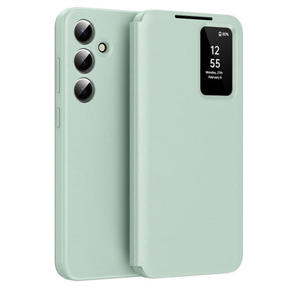 Case for Samsung Galaxy S23 FE S711, Techsuit, SmartView, Green