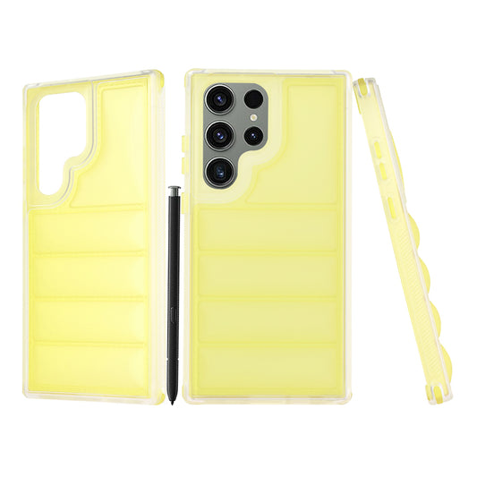 Case for Samsung Galaxy S23 FE S711, Techsuit, Wave Shield, Yellow