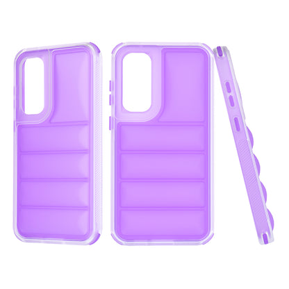 Case for Samsung Galaxy S23 FE S711, Techsuit, Wave Shield, Purple
