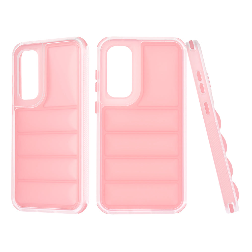 Калъф за Samsung Galaxy S23 FE S711, Techsuit, Wave Shield, Розов