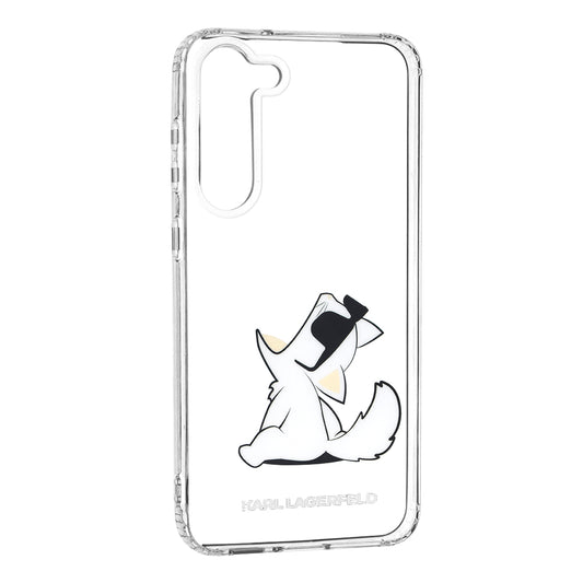 Калъф за Samsung Galaxy S23+ S916, Karl Lagerfeld, Choupette Eat, Прозрачен