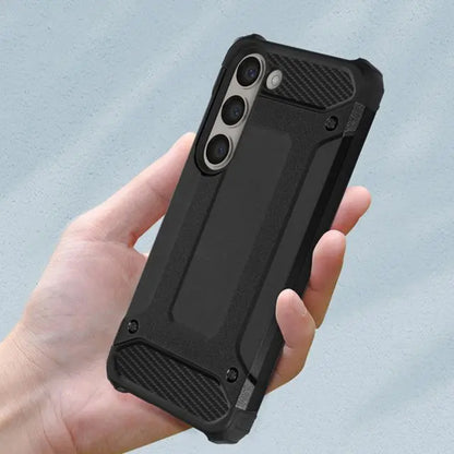 Калъф за Samsung Galaxy S23+ S916, Techsuit, Hybrid Armor, Черен