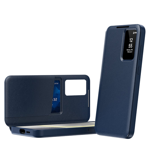 Калъф за Samsung Galaxy S23+ S916, Techsuit, SmartView, Син