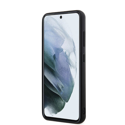 Калъф за Samsung Galaxy S23 S911, Karl Lagerfeld, 3D Rubber Glitter Logo, Черен