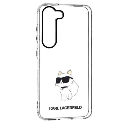 Калъф за Samsung Galaxy S23 S911, Karl Lagerfeld, Ikonik Choupette, Прозрачен