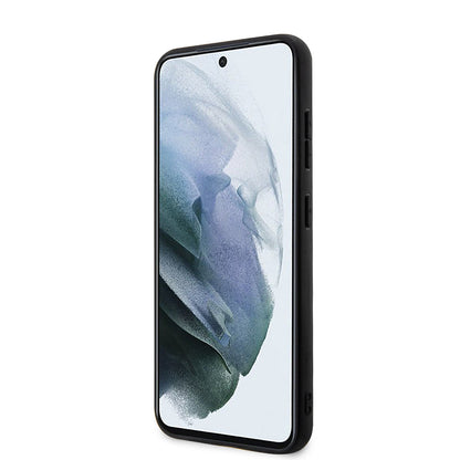 Калъф за Samsung Galaxy S23 S911, Karl Lagerfeld, Saffiano Monogram Metal Logo, Черен