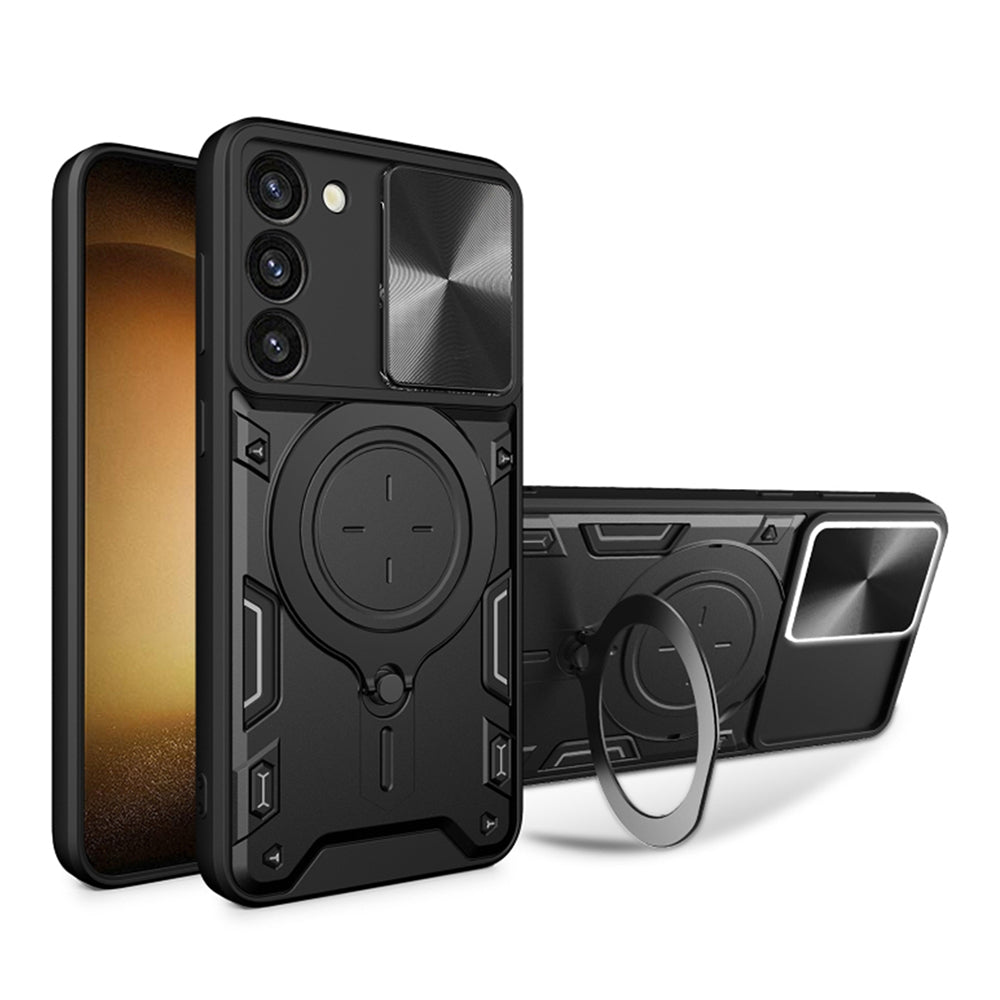 Калъф за Samsung Galaxy S23 S911, Techsuit, CamGuard Pro, Черен