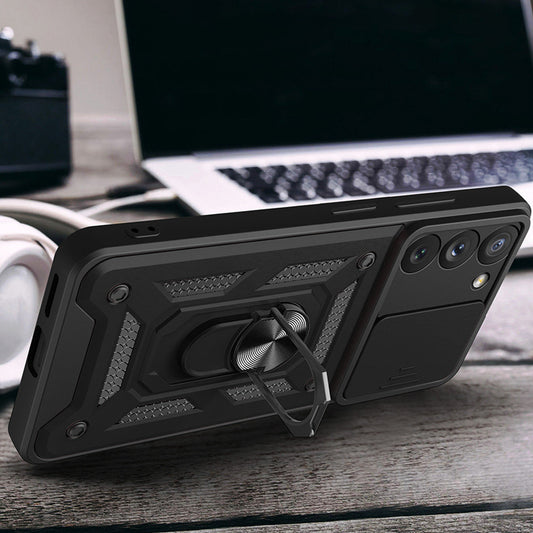 Калъф за Samsung Galaxy S23 S911, Techsuit, CamShield, Черен