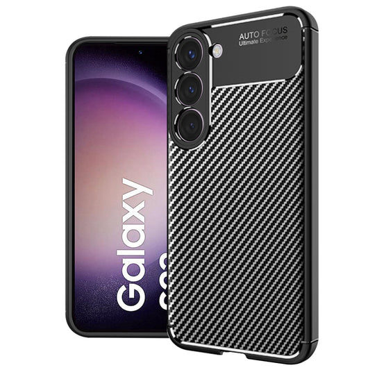 Калъф за Samsung Galaxy S23 S911, Techsuit, CarbonFiber, Черен