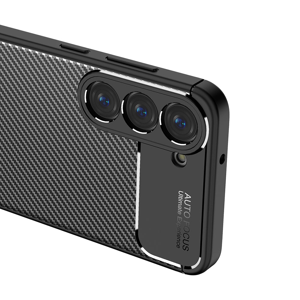 Калъф за Samsung Galaxy S23 S911, Techsuit, CarbonFiber, Черен