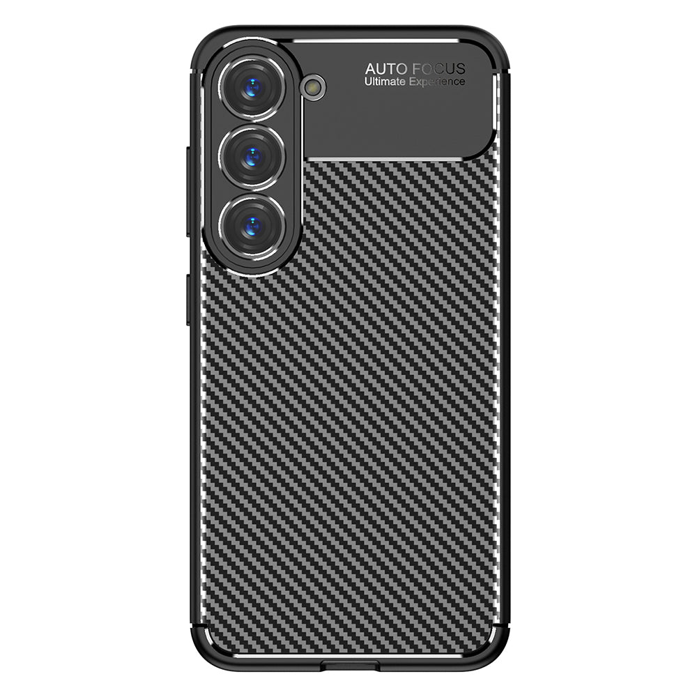 Калъф за Samsung Galaxy S23 S911, Techsuit, CarbonFiber, Черен